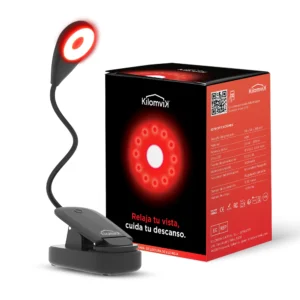Lámpara de lectura luz roja