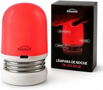 Lámpara de noche luz roja